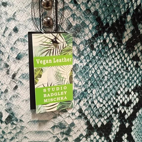 Badgley Mischka Vibrant Snake Print Tote - Picture 2 of 7